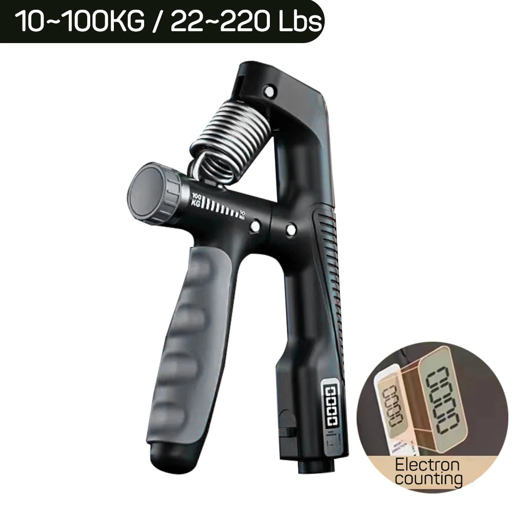 Adjustable Smart Hand Grip Strengthener - 10-100KG for Power Training and Finger Wrist Expansion