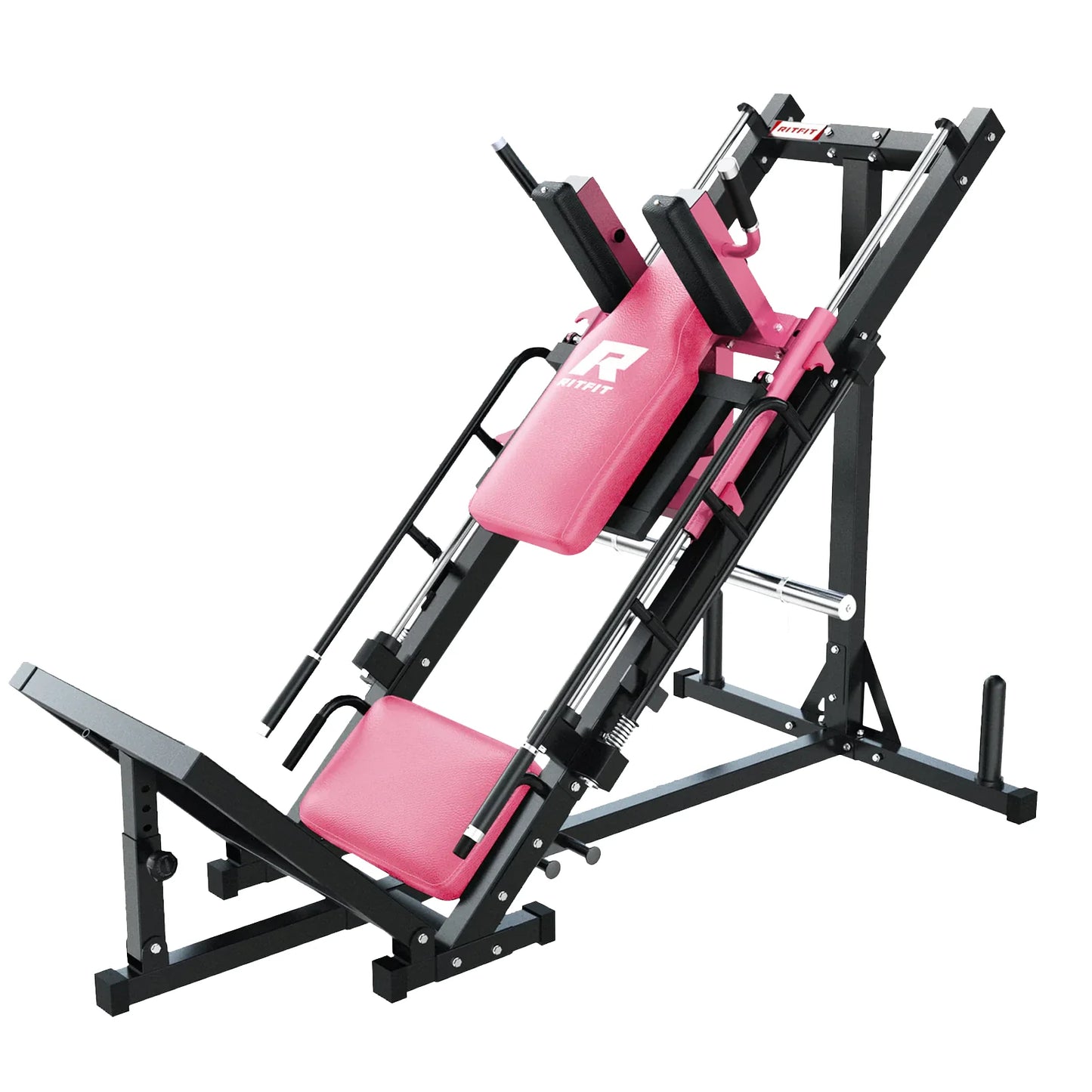 Transform Your Workout with the BLP01 45° 3-In-1 Leg Press, Hack Squat & Calf Raise Machine!