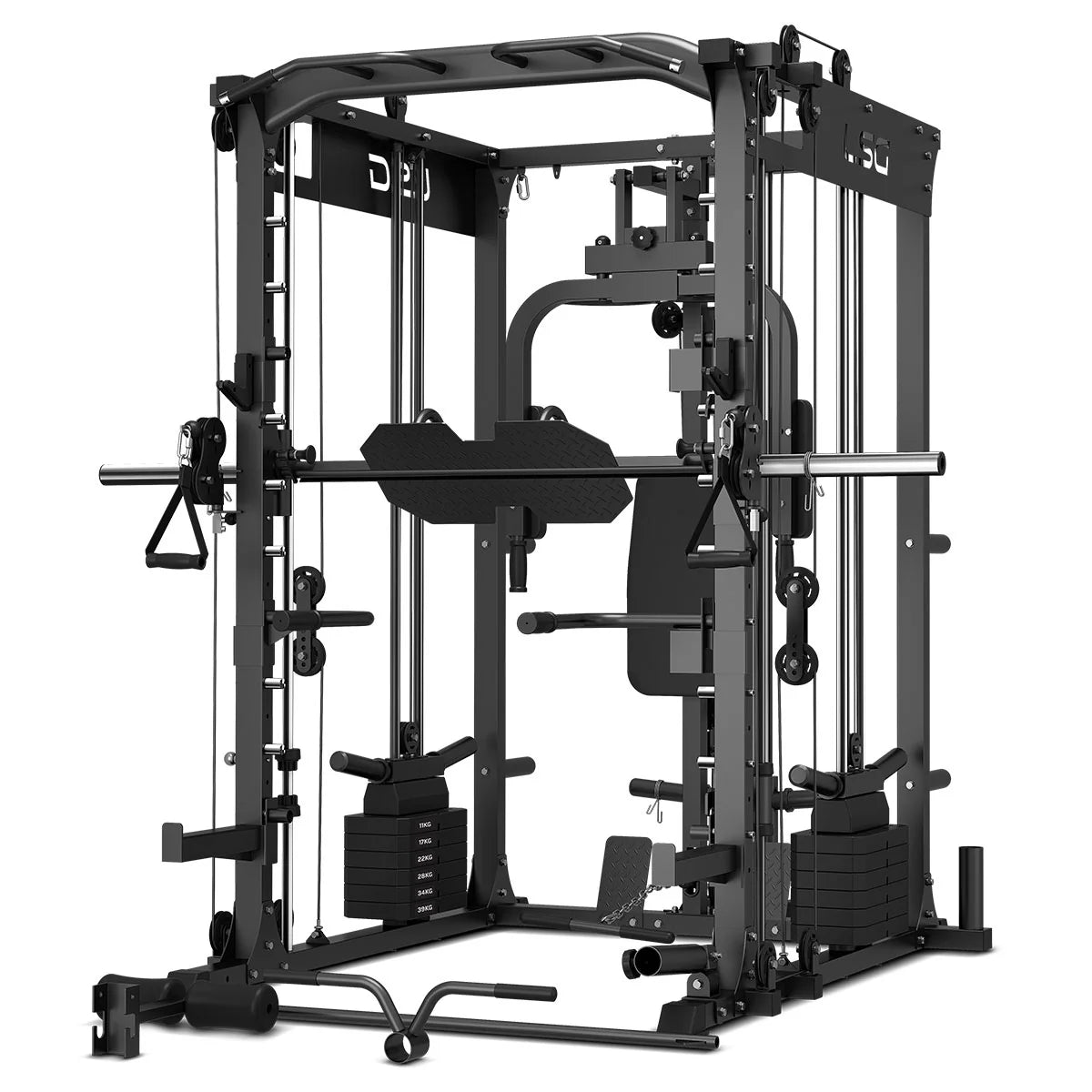 Transform Your Home Workouts with the GRK200 All-in-One Gym Station: Power Rack, Smith Machine & Cable Crossover!