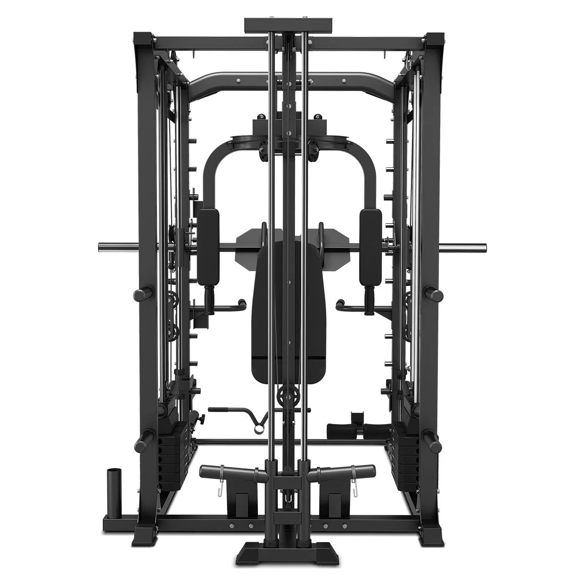 Transform Your Home Workouts with the GRK200 All-in-One Gym Station: Power Rack, Smith Machine & Cable Crossover!