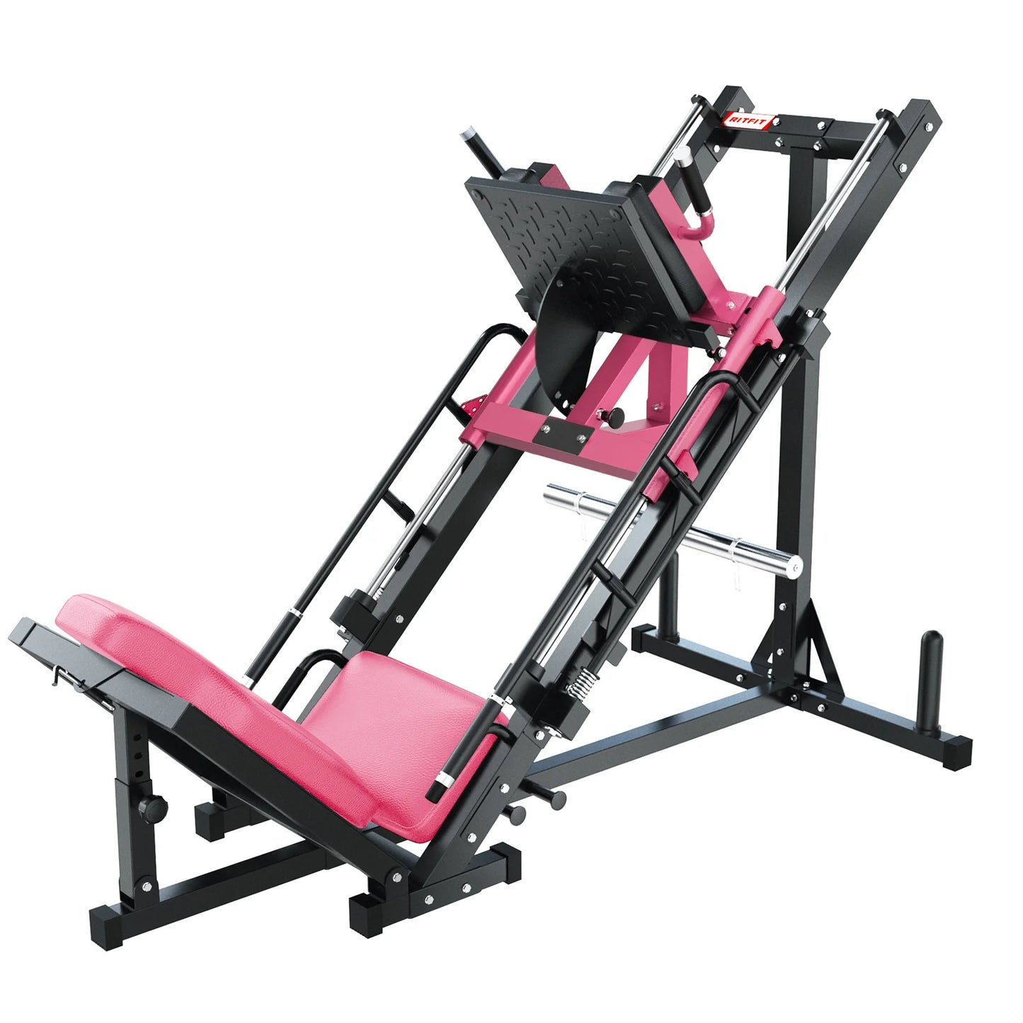 Transform Your Workout with the BLP01 45° 3-In-1 Leg Press, Hack Squat & Calf Raise Machine!