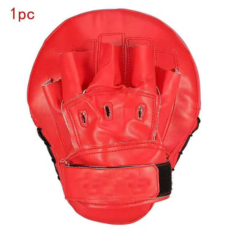Curved Boxing Bags - Perfect for Taekwondo, Muay Thai & Karate Training for All Ages - Durable PU Focus Pads (1 or 2 Pcs)