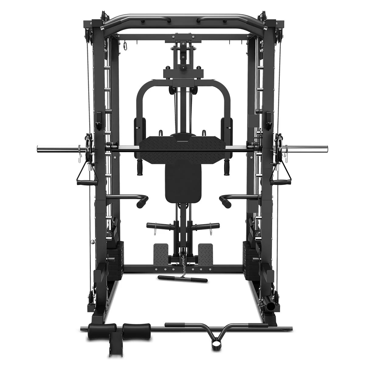 Transform Your Home Workouts with the GRK200 All-in-One Gym Station: Power Rack, Smith Machine & Cable Crossover!