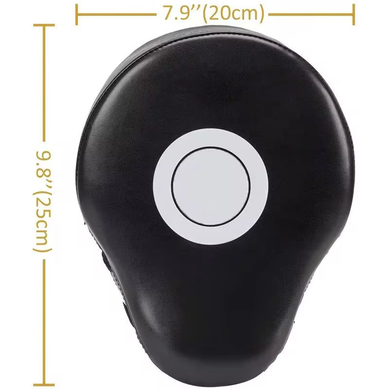 Curved Boxing Bags - Perfect for Taekwondo, Muay Thai & Karate Training for All Ages - Durable PU Focus Pads (1 or 2 Pcs)