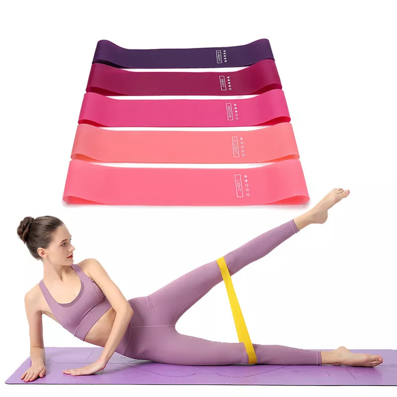 Versatile Portable Resistance Bands for Fitness, Yoga, Pilates & Crossfit - Perfect for Women’s Strength Training!