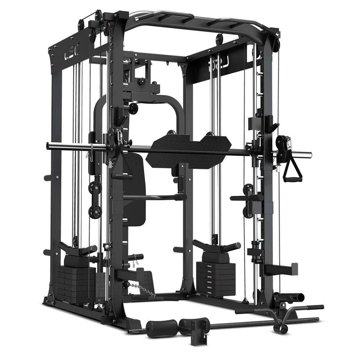 Transform Your Home Workouts with the GRK200 All-in-One Gym Station: Power Rack, Smith Machine & Cable Crossover!
