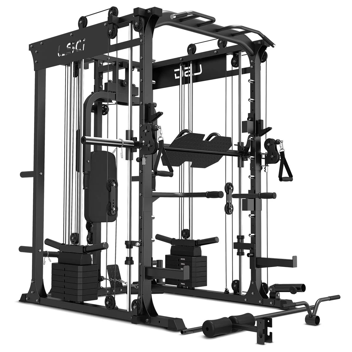 Transform Your Home Workouts with the GRK200 All-in-One Gym Station: Power Rack, Smith Machine & Cable Crossover!
