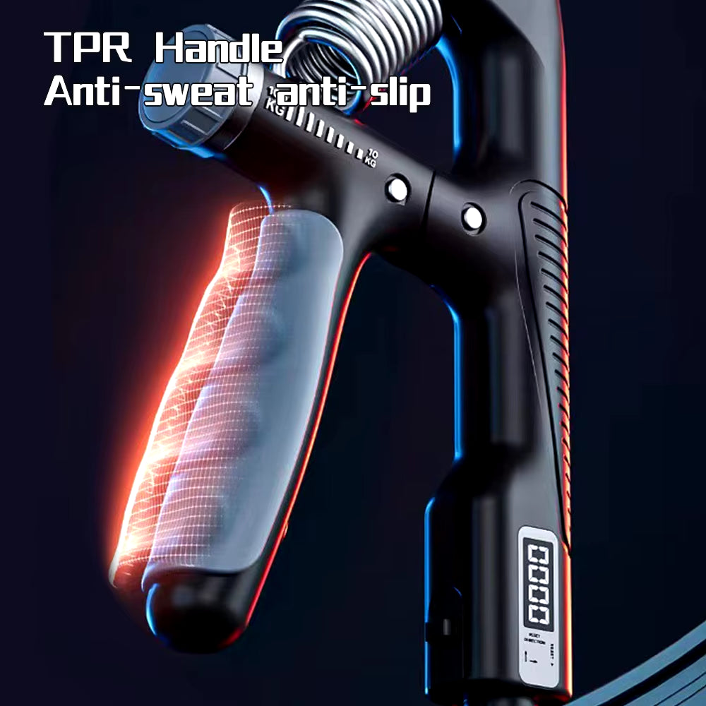 Adjustable Smart Hand Grip Strengthener - 10-100KG for Power Training and Finger Wrist Expansion