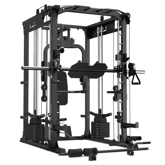 Transform Your Home Workouts with the GRK200 All-in-One Gym Station: Power Rack, Smith Machine & Cable Crossover!