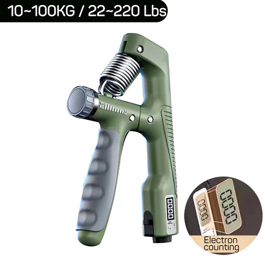 Adjustable Smart Hand Grip Strengthener - 10-100KG for Power Training and Finger Wrist Expansion